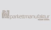 Логотип производителя паркетных напольных покрытий Parkett Manufaktur